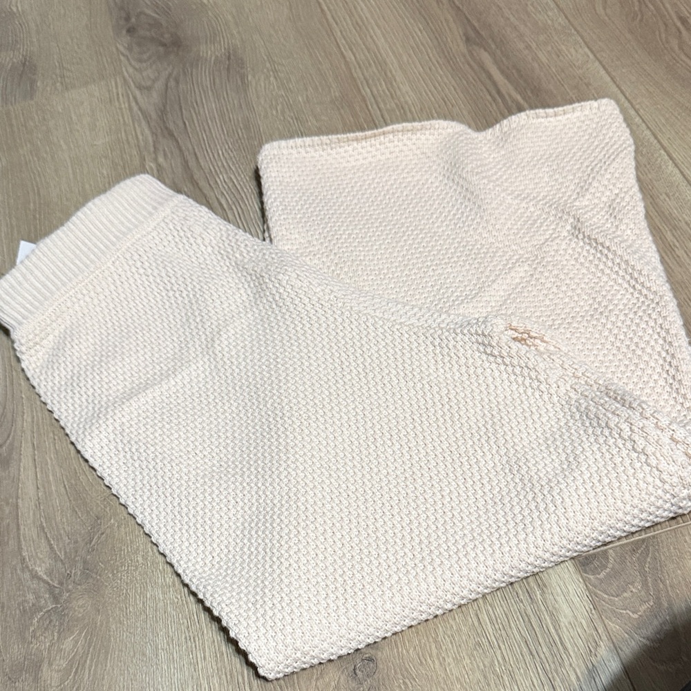 Sincerely Jules Cream Textured Pants
